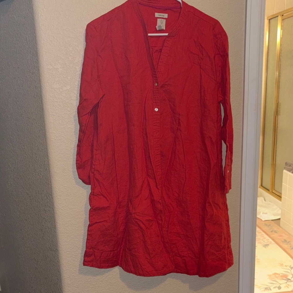 Joie Red Tunic Dress